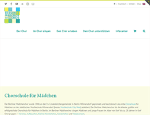 Tablet Screenshot of berlinermaedchenchor.de